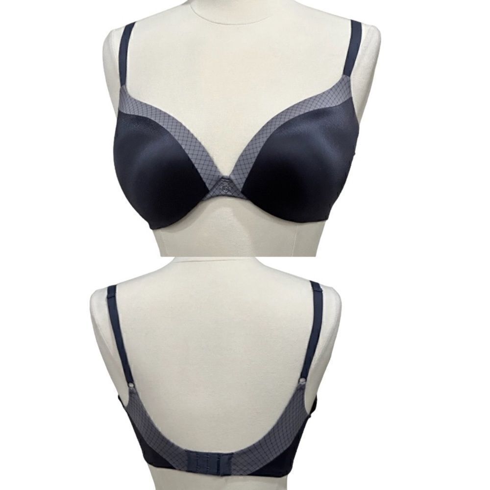 Victoria’s Secret Women’s Push-up Bra in Size 34DD in Gray Color